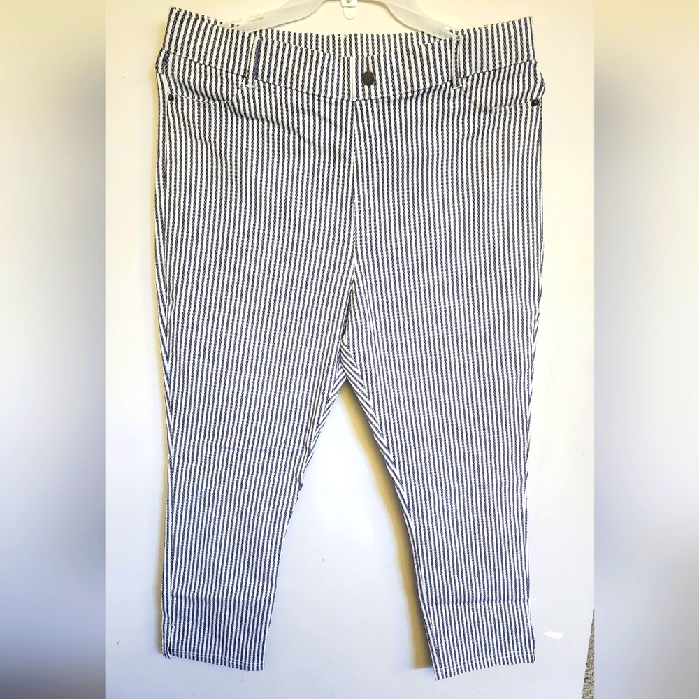 Hue Stripped Jeggings